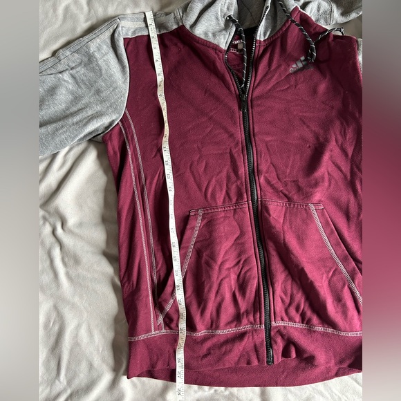 Adidas - Jacket with Stripes Sleeve - Picture 10 of 13